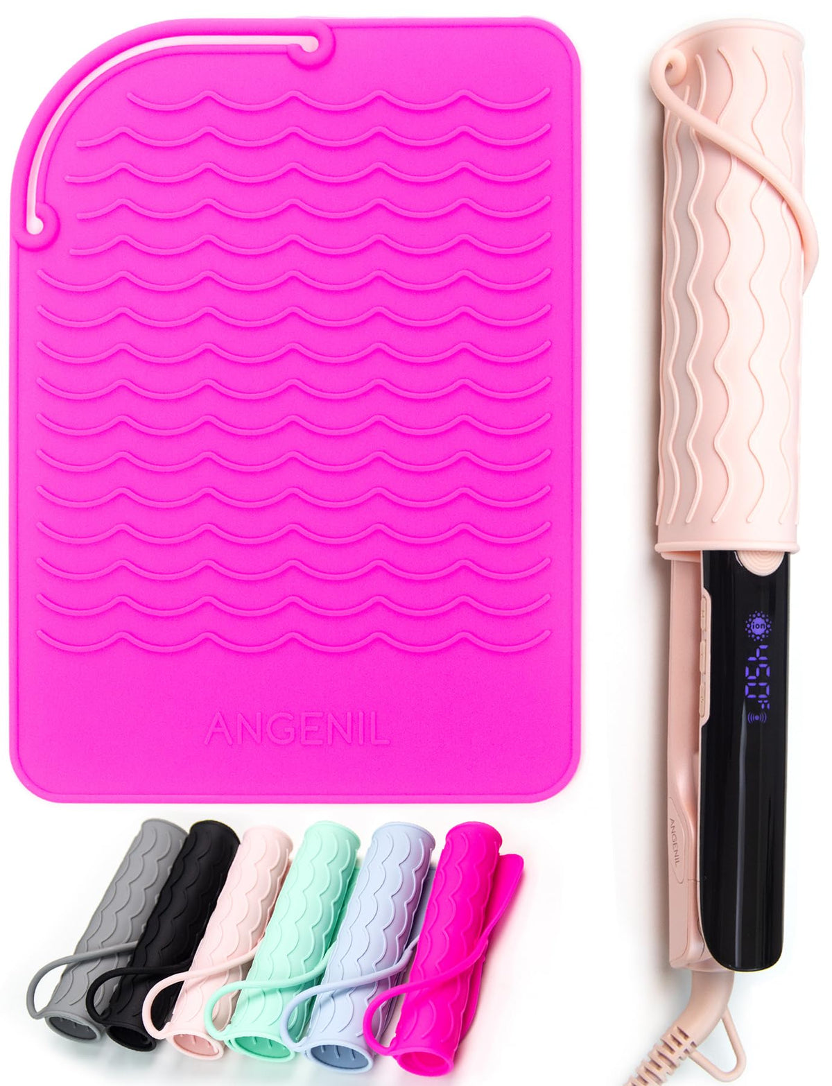 ANGENIL Heat Resistant Silicone Mat for Curling Iron Mat, Flat Iron, Crafts