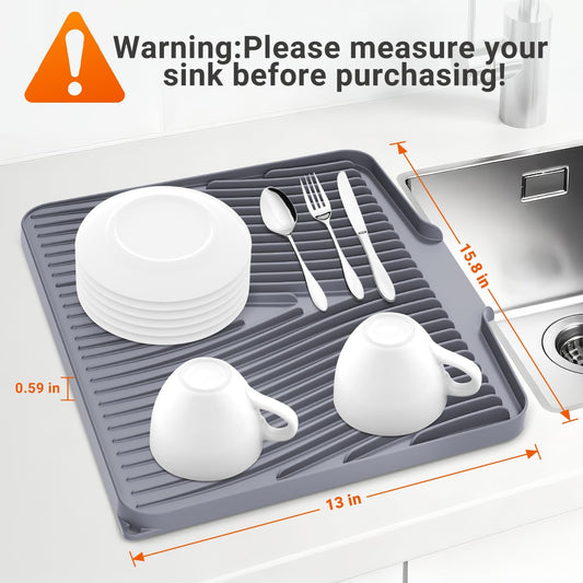 Silicone Dish Drying Mat for Kitchen counter
