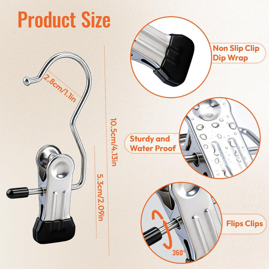 30 Pack Pants Hangers with Clip,Legging Organizer and Jean & Shorts Hangers