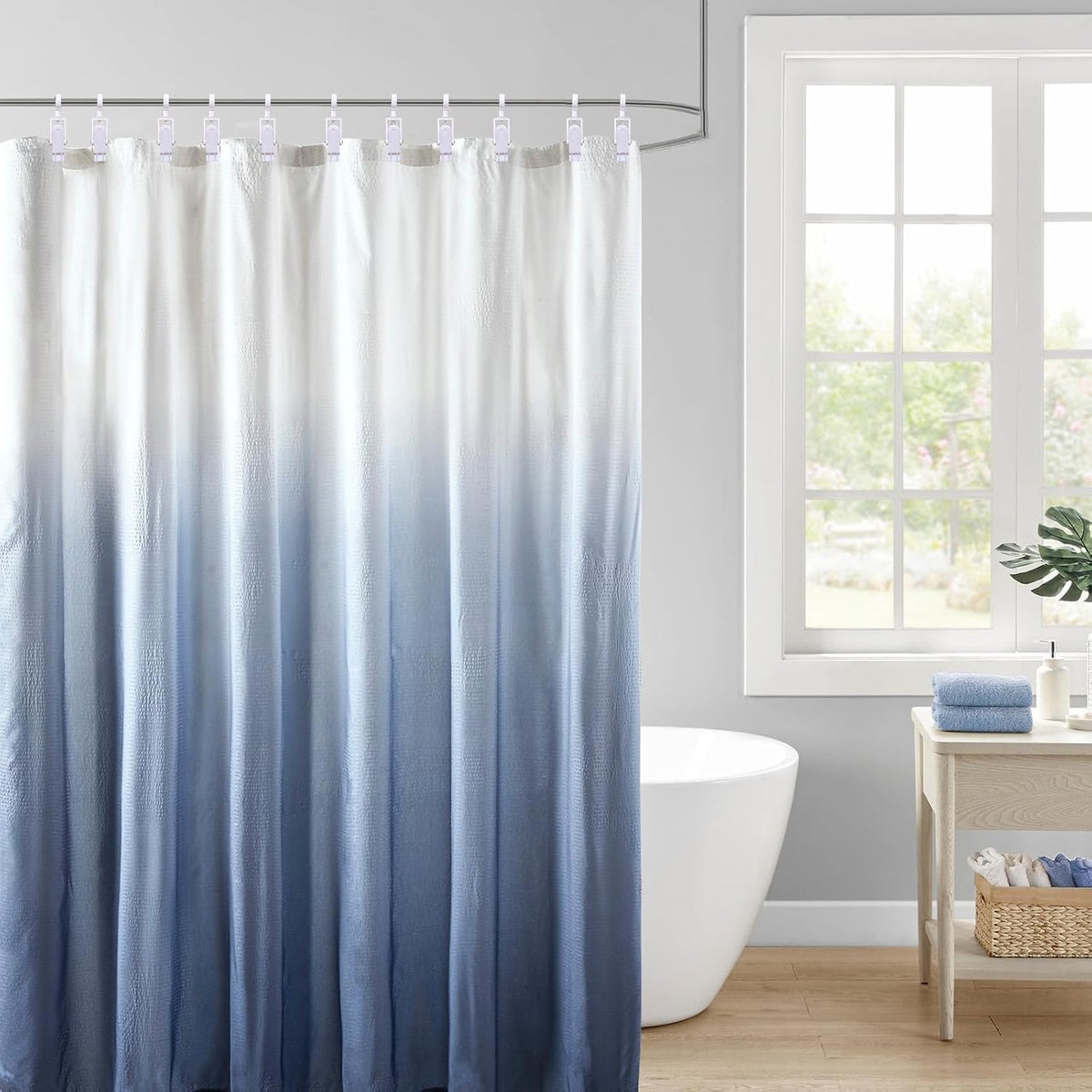 12 Pcs Super Strong Plastic Swivel Hanging Hooks, Curtain Clips, Clothes Pins, Beach Towel Clips, Home Swivel Laundry Clips for Hats, Pants, Towels, Socks, Pants (White)